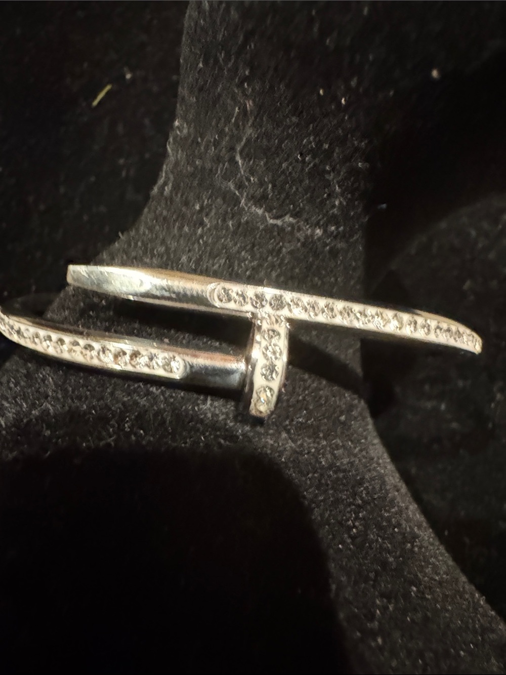 Cartier All Bling Nail Bracelet - Women's Fashion Jewelry